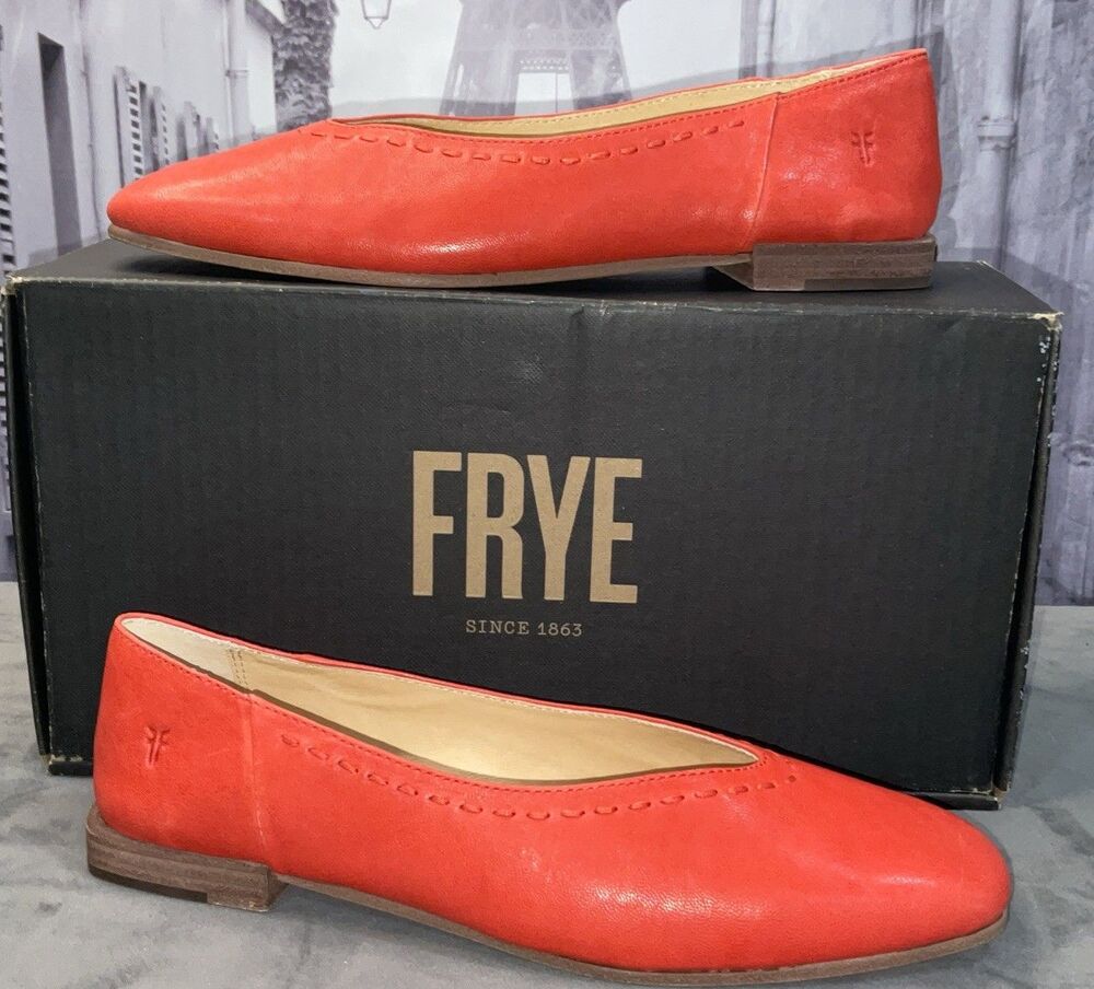 Frye Women’s Claire Flat Shoes,Red Size 9M - Picture 11 of 11
